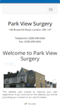 Mobile Screenshot of parkview-surgery.co.uk